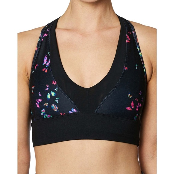 Betsey Johnson Other - Betsey Johnson Performance Deep V Mesh Front Bra